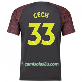 Camisolas de futebol Arsenal Cech 33 Guarda Redes Equipamento Principal 2018/19 Manga Curta
